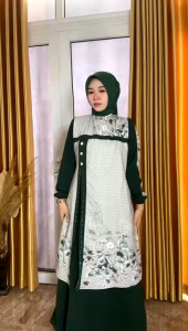 GAMIS Naura - Gamis dengan mute Swarovsky.