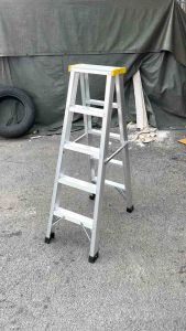 บันไดอลูมิเนียม 7ขั้น หนา 1.2มิล 2ทาง เหลือง GOLD บันได อลูมิเนียม บันใด บันไดอะลูมิเนียม อะลูมิเนียม บันไดพับ บันไดทรงเอ บันไดพับได้ ALUWARE AW248