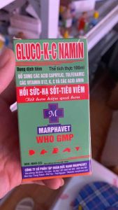 GLUCO KC NAMIN (20100ml) marphavet hồi sức hạ sốt tiêu viêm cho chó mèo gia súc gia cầm