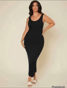 Free Size & Plus Size Dress Maxi Dress Casual Dress (Olivia)