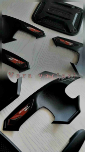 PAKET HANDLE PINTU OUTER MANGKOK ALL NEW AVANZA 2012 - 2019 HITAM DOFF