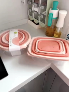 Kotak Penyimpanan Makanan 3 Susun/ Food Container Box Serbaguna