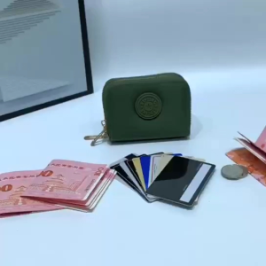 LS Simple Women Fashion Multifunction Short Wallet/Card Holder/Coin Purse 2zipper Ladies Wallet