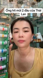 Combo 3 ống hít mũi 2 đầu Thái Lan. 1 đầu là dầu hít mũi 1 đầu là dầu nóng thoa ngoài da khi bị đau nhức xương khớp.