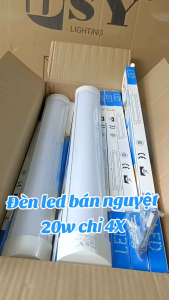 10 Đèn led bán nguyệt 20w dài 06m ánh sáng trắng