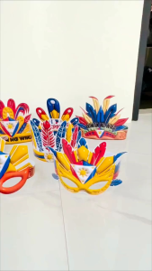 Head dress 3D buwan ng Wika - Head dress Costume