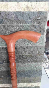 Tongkat Jalan Kayu Nogosari Nagasari Motif Cula Profil Spesial D05