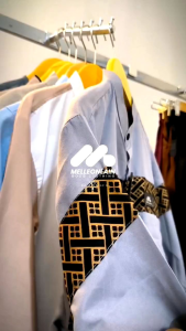 Baju Koko Kobata Kemko Kemeja Kurta Lengan Panjang Manset Takwa Muslim Pria Katun