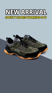 sepatu gunung working anti selip sepatu safety hiking teking sepatu kerja pria