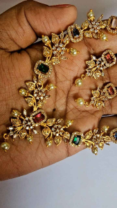 Premium quality Multi-Stone Necklace Set ✨