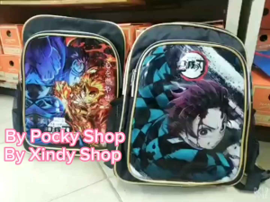 กระเป๋าเป้ กระเป๋านักเรียน ลายการ์ตูน ขนาดใหญ่16นิ้ว