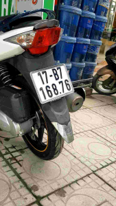 Tấm chắn bùn Silicon xe máy xe điện [Trong suốt]- lắp đặt chỉ 2 phút