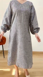 VEMODE Dress Midi Kotak Pesta Casual: Pilihan Terbaik untuk Acara Formal & Pesta