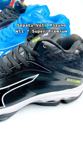 Sepatu Mizuno Volly Lightning Z7 Black Rainbow - Sepatu Voli Mizuno Impor - Sepatu Mizuno Wave Momentum