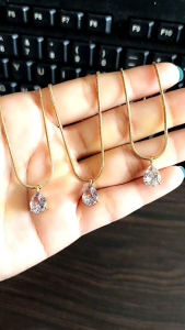 Xp.id - Kalung Wanita Titanium Teardrop Awet Anti Karat