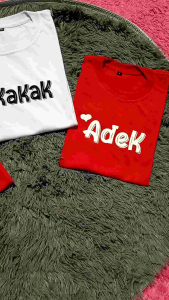 Baju Kaos Anak Couple Sibling Terbaru / Baju Kaos Kembaran Adik Kakak / Kaos Anak Keren Umur 1-12 Th T-Shirt Keluarga Adik Kakak - Lazada