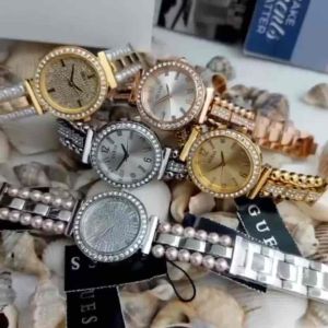 JAM TANGAN WANITA GUESS GALA GW0531L1 / GW0531L2 / GW0401L3 / GW0401L1 / GW0401L2 STAINLESS STEEL STRAP ORIGINAL