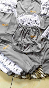 12 Pcs baju Bayi Baru Lahir Setelan Baju Bayi Newborn Termurah
