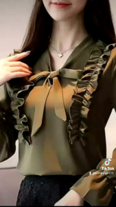 DINI BLOUSE CRINGKEL AIR FLOWER/ATASAN KASUAL KOREAN STYLE