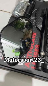 Spion Octagon H2970-3 Kaca Putih Bahan Full Aluminium Alloy Spion Octa Cnc Spion Ellise Variasi Kaca Spion Oktagon Spion motor Tomok Oktagon Universal Motor Nmax Beat Vario New Aerox Rx king Adv Xmax Adv Pcx dll