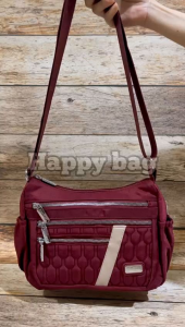 TAS SELEMPANG WANITA CHIBAO KANVAS 6Sleting CB7893