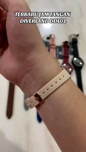 PROMOSI TERMURAH / JAM TANGAN WANITA FASHION KOREA / JAM TANGAN WANITA TAHAN AIR / JAM TANGAN KASUAL WANITA / JAM TANGAN WANITA ORIGINAL / JAM TANGAN DIVERLAND DDL01 TALI RUBBER TANGGAL AKTIF