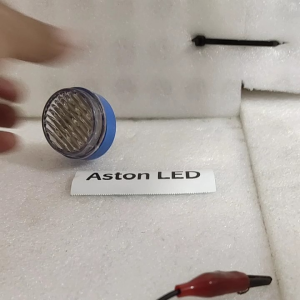 Lampu stop Bulat 2warna putih-merah kedip