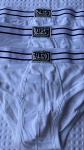 BL20-01 | 3pcs. BALENO WHITE BRIEF | Menswear Boys Underwear by LasuerteApparel