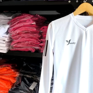 Baju Olahraga Atasan Wanita Lengan Panjang Kaos Jersey Training Running Lari Badminton Senam Aerobic Gym Sepeda Volly Sport Zumba