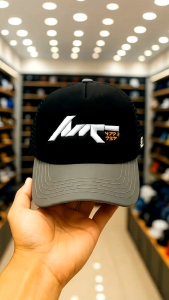 LINKSWEAR TOPI TRUCKER GRAY BLACK Hat