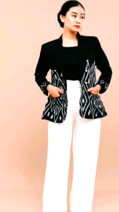 Blazer Tenun NALADHIPA (Nirmala Blazer) Blazer Tenun Premium -Blazer Ethnic - Jas Tenun - Baju Tenun Blazer