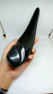 Pipa Cangklong Tanduk Kerbau Hitam Model Unik Semi Jumbo H146