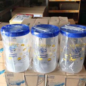 กระปุก TeaPot ฝา เกียวขนาด 1600ml ราคา 120 บาท 3 ใบ