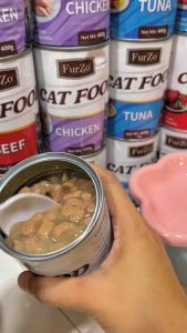 Tuna Can cat food FurZo 400g High-Protein Grain-Free High meat content Digestive Health
