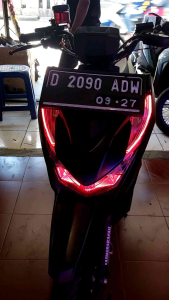 DEVIL EYES 3 MATA DAN 6 MATA LED DRL PREMIUM UNTUK SEMUA MOTOR
