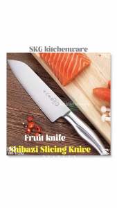 SHIBAZI H307 Kitchen Slicing Knife Fruit Knife Pisau Dapur Keluli Tahan Karat 十八子厨房水果刀切片刀