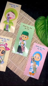 AMPLOP PELUK ISI 10 PCS / AMPLOP LEBARAN UNIK