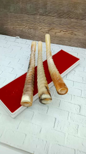 Once pipa tanduk kerbau bule motif ulir premium A43