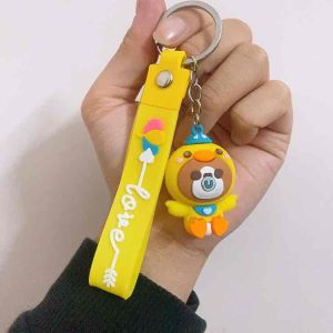 Móc khóa Vịt vàng dễ thương cute móc treo chìa khoá xe máy móc chìa khoá ô tô Hot trend