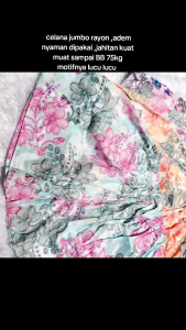 CELANA HOTPANT RAYON JUMBO MUAT BB 75KG CELANA KOLOR CELANA HARIAN WANITA
