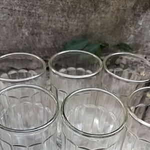 6pcs Gelas Just Ukuran 320ml/Gelas Kaca Super Tebal