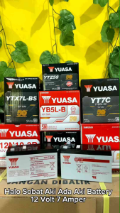 AKI SPRAYER YUASA 12V 7AH BATTERY MOTOR MOBILAN SPORT ANAK REMOT CONTROL EMERGENCY LAMP 12 VOLT 7 AMPER