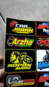 Stiker Kasper Audio | Stiker BBJ audio | Stiker Cap Jaran Audio |Stiker Audio | Stiker Sound System | Stiker Cromo