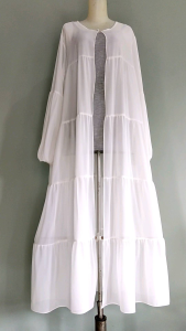 Long cardi serut susun terbaru