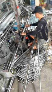 [HCM]Sào phơi đôi INOX chân vuông ko khoen ko bxe chắc chắn