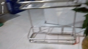 [HCM]Kệ gia vị treo inox 2 tầng 15*50