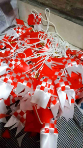 Gantungan ceplok ikan terbaru ceplok ikan tempel kaca aksesoris hut kemerdekaan ceplok kaca mobil