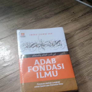 [ TAUJIH ] BUKU BELAJAR ADAB AKHLAK MURID ADAB FONDASI ILMU