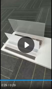 แผ่นกั้นชั้นวางสินค้าแม่เหล็กถPVC สำหรับซูเปอร์มาร์เก็ต ร้านค้าปลีก แผ่นกั้นสินค้า แผ่นกันตก