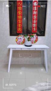 Familystar2u - Console table with 2 drawers